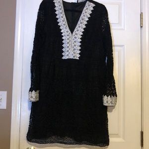 Black lacy dress
